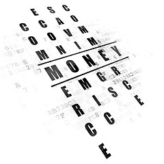 Image showing Money concept: Money in Crossword Puzzle