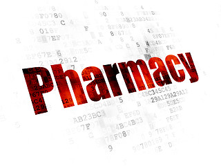 Image showing Healthcare concept: Pharmacy on Digital background