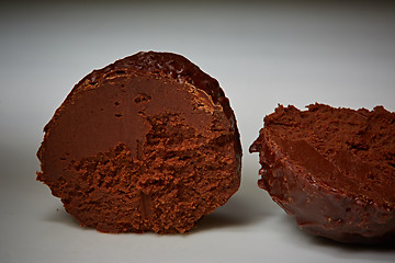 Image showing various chocolates as a background 