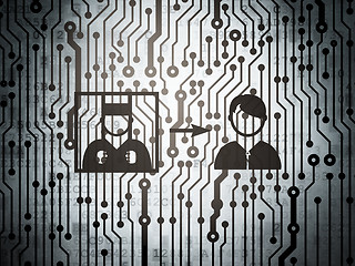 Image showing Law concept: circuit board with Criminal Freed