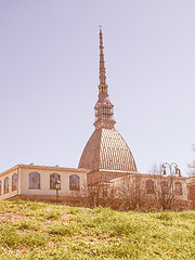 Image showing Mole Antonelliana Turin vintage