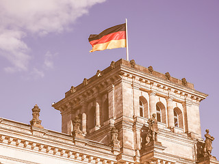 Image showing Reichstag Berlin vintage