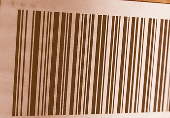 Image showing  Bar code vintage
