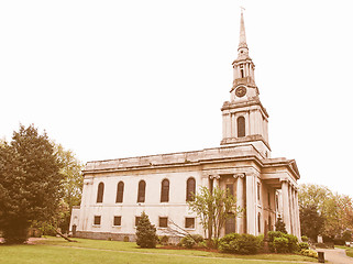 Image showing All Saints Church, London vintage