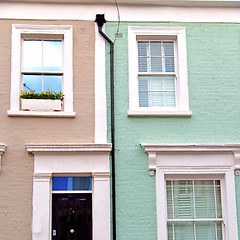 Image showing notting   hill  area  in london england old suburban and antique