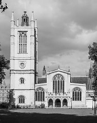 Image showing Black and white St Margaret Church in London