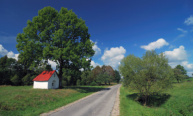 Image showing Nice landscape, country road