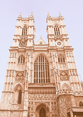 Image showing Westminster Abbey vintage