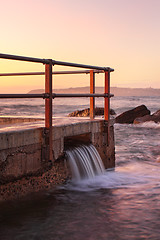 Image showing North Curl Curl Pool overflow