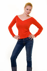 Image showing Red sweater