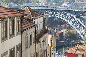 Image showing EUROPE PORTUGAL PORTO RIBEIRA OLD TOWN DOURO RIVER