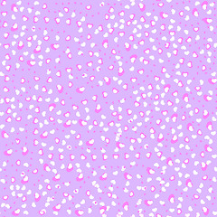 Image showing lilac wrapping paper with littie pink hearts