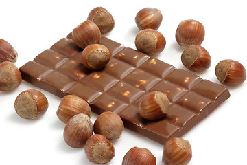 Image showing Chocolate With Nuts