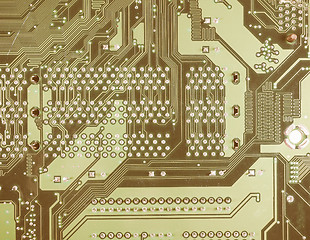 Image showing  Printed circuit background vintage