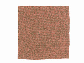 Image showing  Brown fabric sample vintage