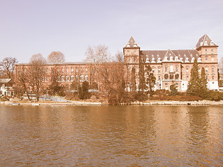 Image showing Castello del Valentino, Turin, Italy vintage