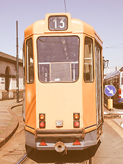 Image showing A tram vintage