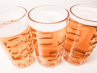 Image showing  Lager beer vintage