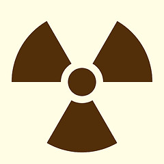 Image showing  Radiation symbol vintage