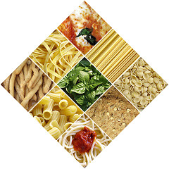 Image showing Italian food collage