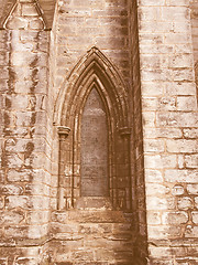 Image showing Glasgow cathedral vintage