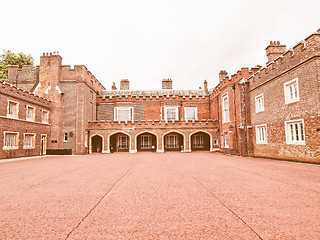 Image showing St James Palace vintage