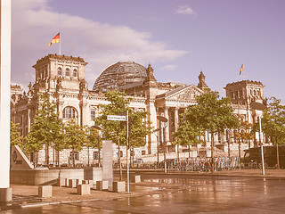 Image showing Reichstag Berlin vintage