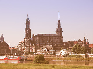 Image showing Dresden Hofkirche vintage