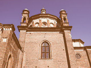 Image showing Sant Eustorgio church Milan vintage