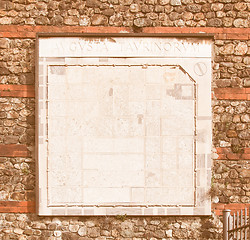 Image showing Roman Wall, Turin vintage