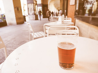 Image showing  British ale beer pint vintage