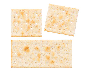 Image showing Small crackers isolated