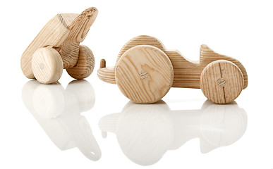 Image showing Wooden toy