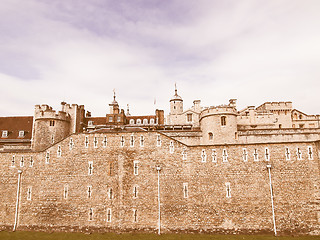 Image showing Tower of London vintage