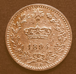 Image showing  Italian coin vintage