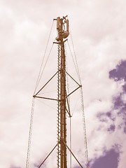 Image showing  Communication tower vintage