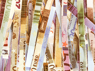 Image showing  Euro note vintage