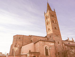 Image showing San Domenico church in Chieri vintage
