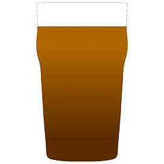 Image showing A pint of stout