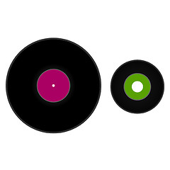 Image showing Vinyl records