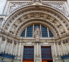 Image showing old construction in london englan europe brick  wall and window 