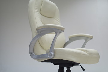 Image showing white office chair