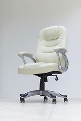 Image showing white office chair