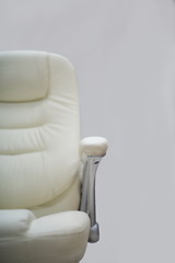 Image showing white office chair