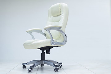 Image showing white office chair