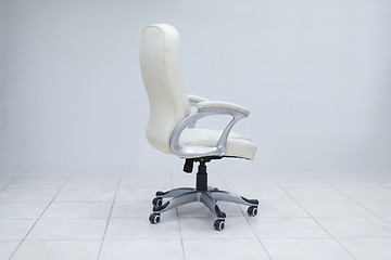 Image showing white office chair