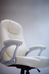 Image showing white office chair