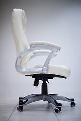 Image showing white office chair