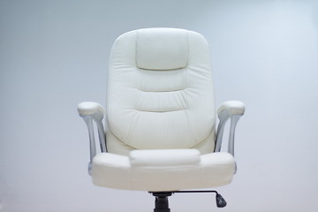 Image showing white office chair