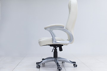 Image showing white office chair